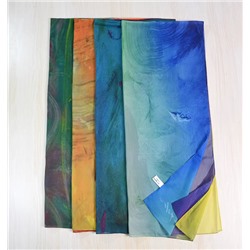 Искусственный шелковый абстрактный шарф