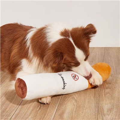 Игрушка - сигарет*а для собак с пищалкой внутри