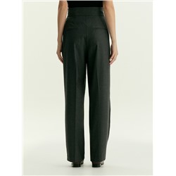 Брюки широкого кроя с защипами, D436/cartier