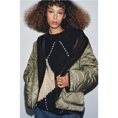 ZW COLLECTION REVERSIBLE QUILTED JACKET