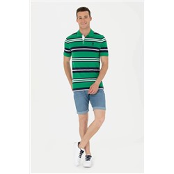 Erkek Yeşil Polo Yaka Tişört