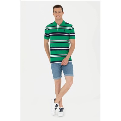 Erkek Yeşil Polo Yaka Tişört
