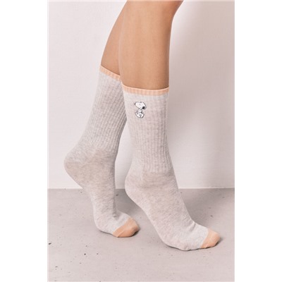 Pack 3 calcetines largos estampado Snoopy