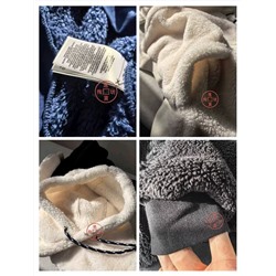 Теплая плюшевая толстовка унисекс с вышивкой РАЛЬ*Ф Л