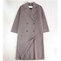 Длинное испанское шерстяное пальто Massim*o Dutti