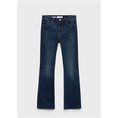 Jeans Fiona flare tiro medio