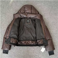 Оригинальный женский  пуховик стандартного кроя ZAR*A