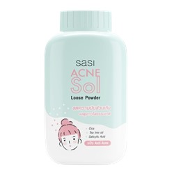 Рассыпчатая пудра для проблемной кожи .Sasi Acne Sol Loose Powder 50 g