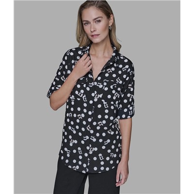 CHOUPETTE AND KARL WHIMSY BLOUSE