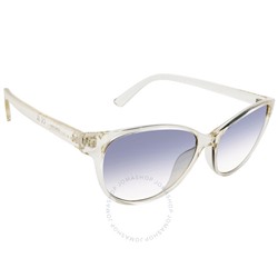 CALVIN KLEINBlue Gradient Cat Eye Ladies Sunglasses