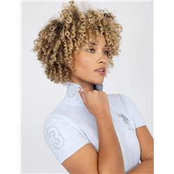 USPA METALLIC PRINT POLO SHIRT