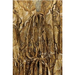 PRINTED BLOUSE WITH TIED DETAILS