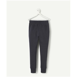 Navy blue boy's jogging pants with pockets