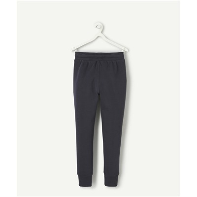 Navy blue boy's jogging pants with pockets