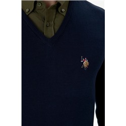 Erkek Lacivert Basic Kazak