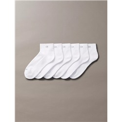 Basic Cushion Quarter 6-Pack Socks