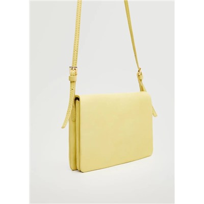 Bolso piel solapa -  Mujer | MANGO OUTLET Melilla