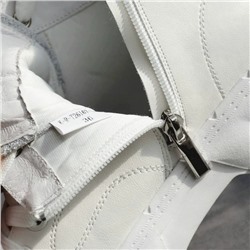 Женские кожаные белые ботинки, экспорт в Россию ⭐️ НОВИНКА 2024 ГОДА!⭐️ Это остаток партии с поставки