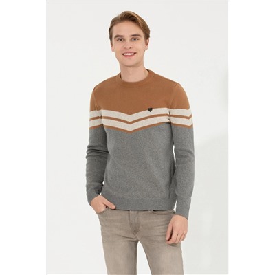 Erkek Gri Melanj Kazak