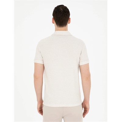 Bej Slim Fit Tişört