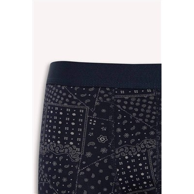 DeFacto Regular Fit Şal Desenli 3'lü Boxer E7202AX25SM