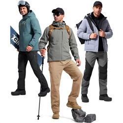 Мужские утеплённые на ылисе уличные брюки карго для походов и активного отдыха  FRE*E SOLDIE*R