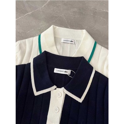 Женское классическое поло с длинным рукавом ЛАКОСТ*Е