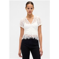 Lace V-Neck Top