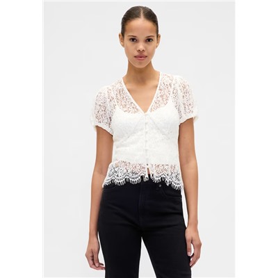 Lace V-Neck Top