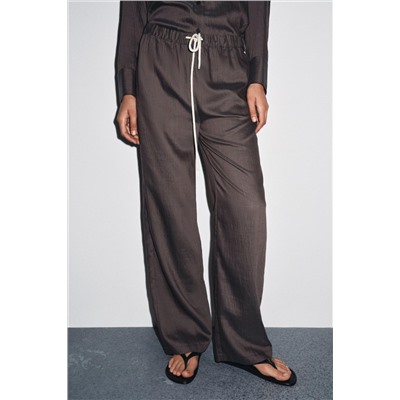 ZW COLLECTION STRIPED PYJAMA TROUSERS