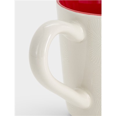 Кружка, 450 мл, красная, Frost