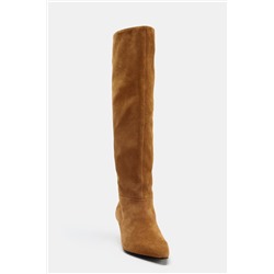 SUEDE HEELED BOOTS