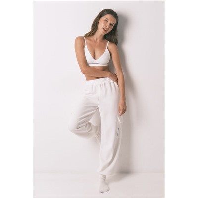 Top triangular NATURAL sin costuras blanco