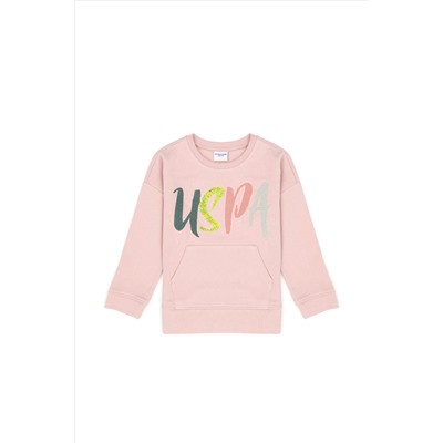 Kız Çocuk Toz Pembe Sweatshirt