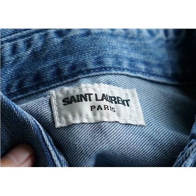 Женская джинсовая рубашка  Sain*t Laure*n Высококачественная реплика