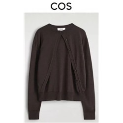 Вязаный пуловер из двух частей КО*С