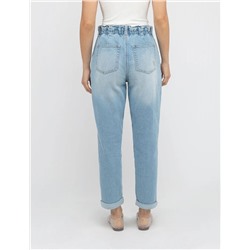 HIGH RISE PAPERBAG CROPPED JEANS