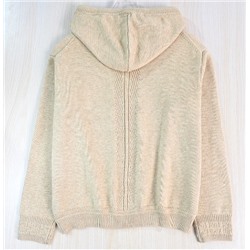 Женский шерстяной свитер грубой вязки с капюшоном и длинными рукавами TEENA*I WINTA*N