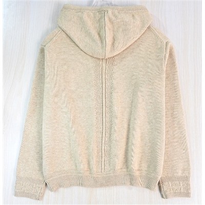 Женский шерстяной свитер грубой вязки с капюшоном и длинными рукавами TEENA*I WINTA*N