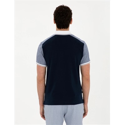 Lacivert Slim Fit Tişört