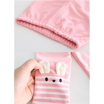 Комплект свитшот с длинными рукавами и лосины для девочки