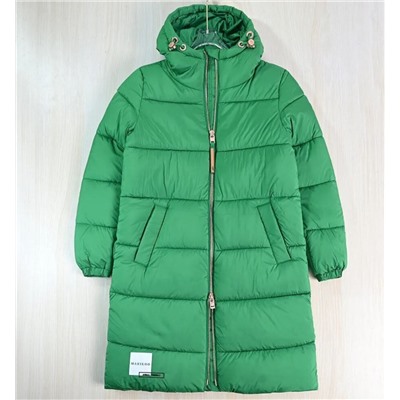 Женское  повседневное хлопковое пальто/куртка средней длины с капюшоном