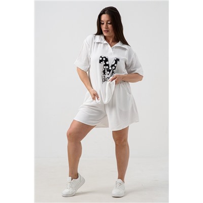 Комплект (рубашка+шорты) с печатью 52469