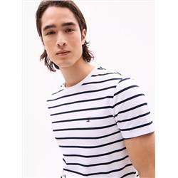 Stripe Stretch-Cotton Extra Slim T-Shirt