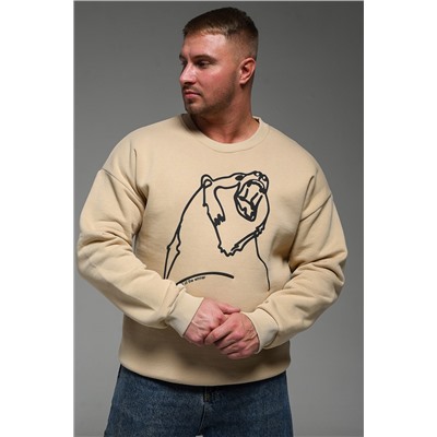 8535 Мужской свитшот оверсайз