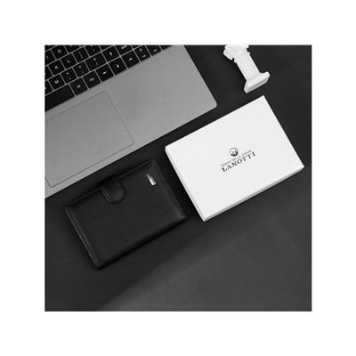 Обложка на паспорт + автодокументы Lanotti мужской GL-25-37/Черный