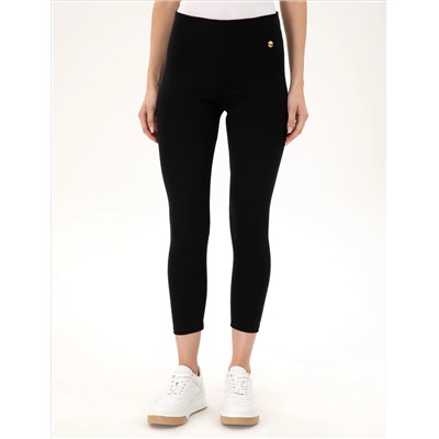 Siyah Slim Fit Tayt