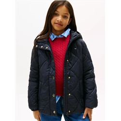 Kids' Quilted Hooded Puffer Jacket