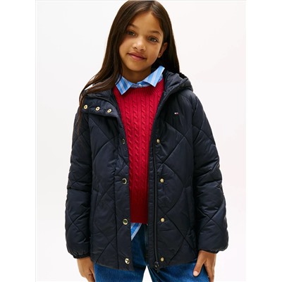 Kids' Quilted Hooded Puffer Jacket
