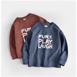 Лонгслив для мальчиков. 100% хлопок. Экспорт